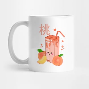 Kawaii Peach Milk Mug